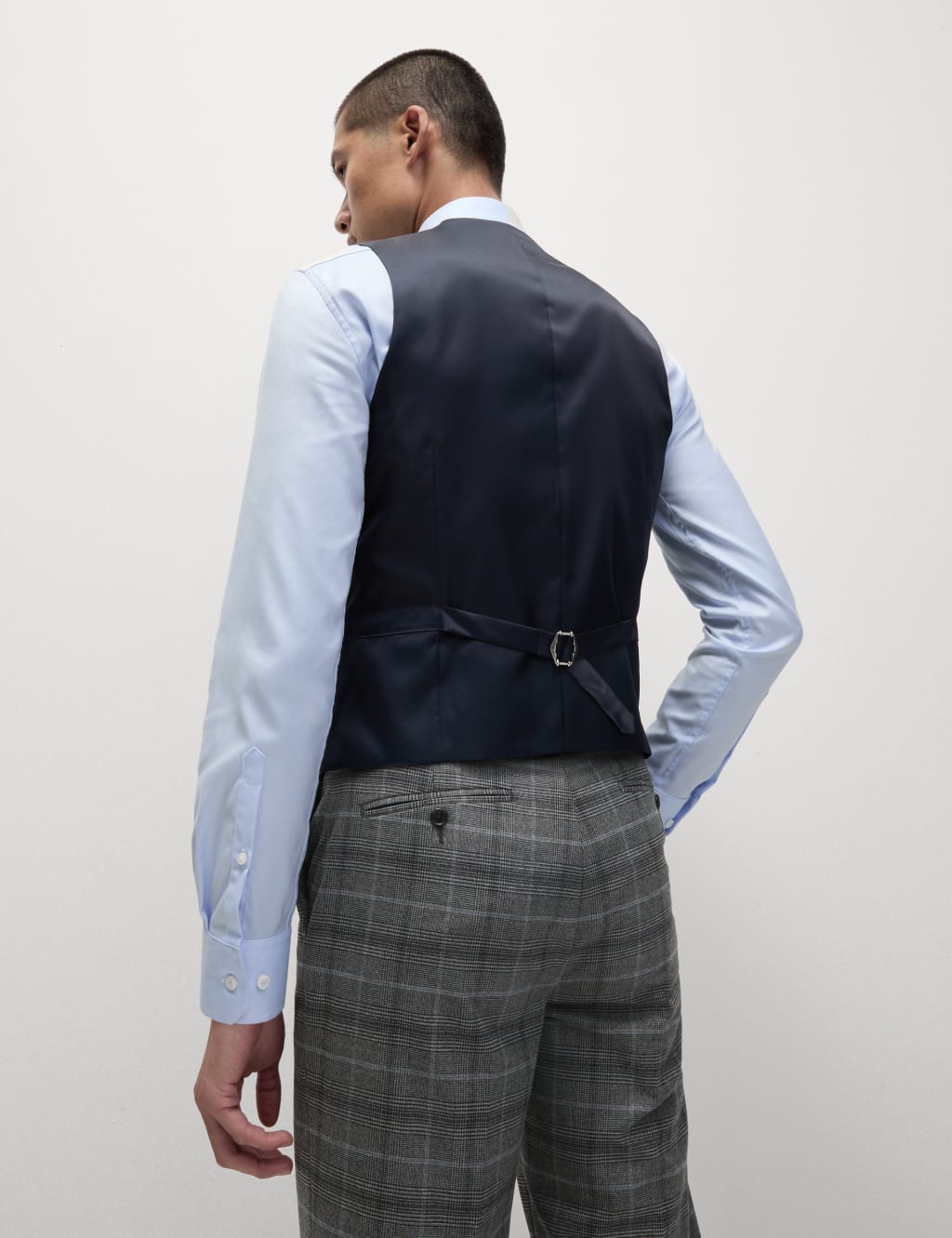 Check Waistcoat M S Collection M S