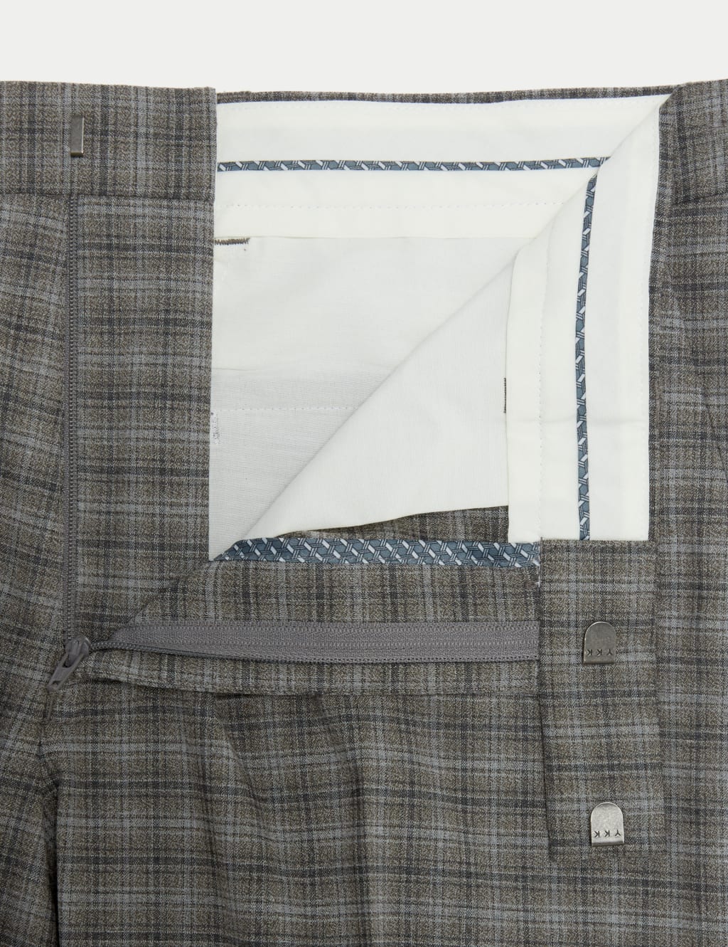 Mens skinny fit tartan trousers discount