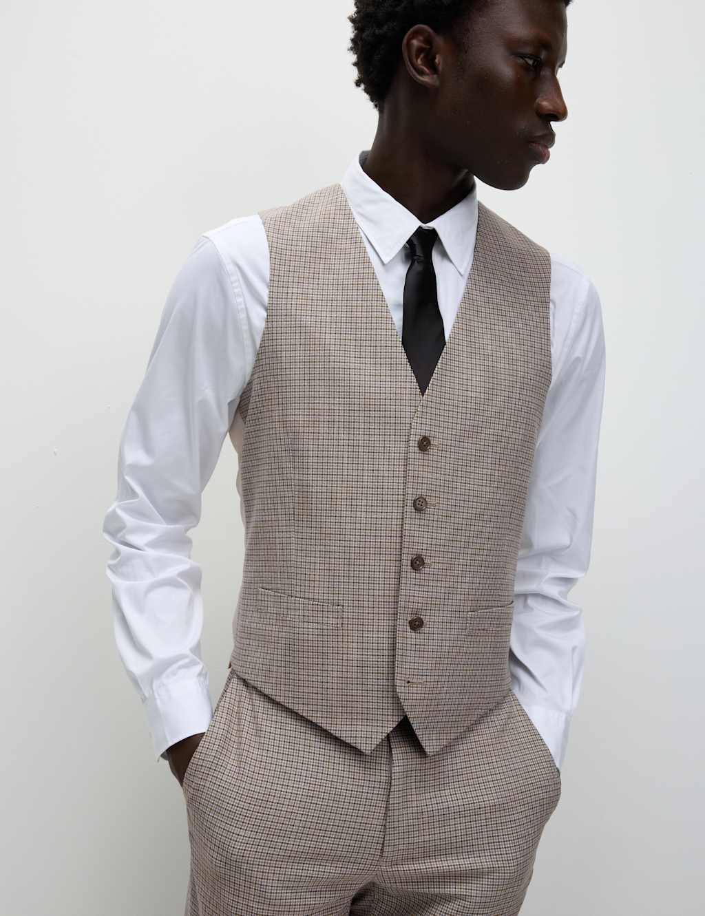 Puppytooth Check Waistcoat 3 of 7