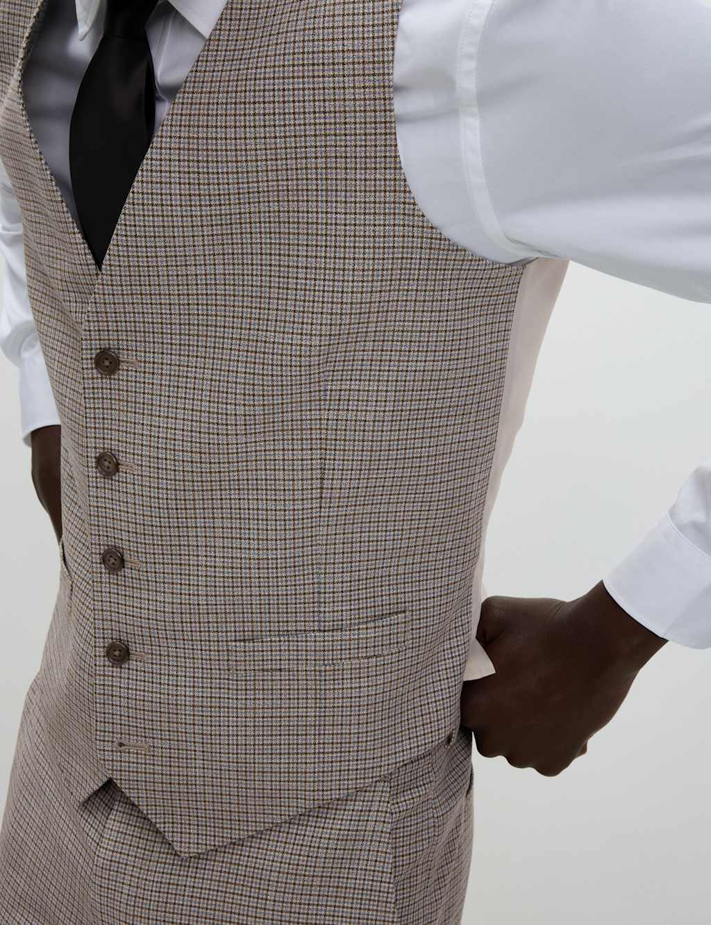 Puppytooth Check Waistcoat 7 of 7
