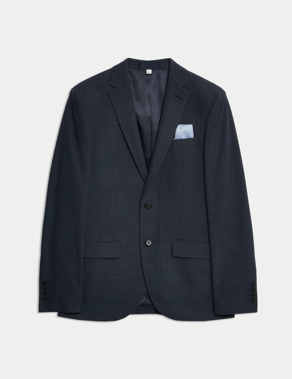 Skinny Fit Check Suit Jacket 2 of 7