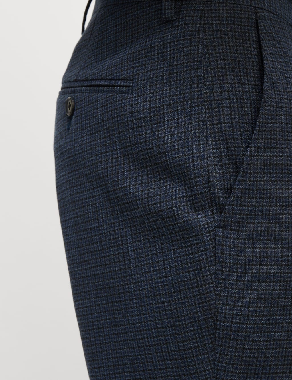 Skinny Fit Check Suit Trousers 5 of 7