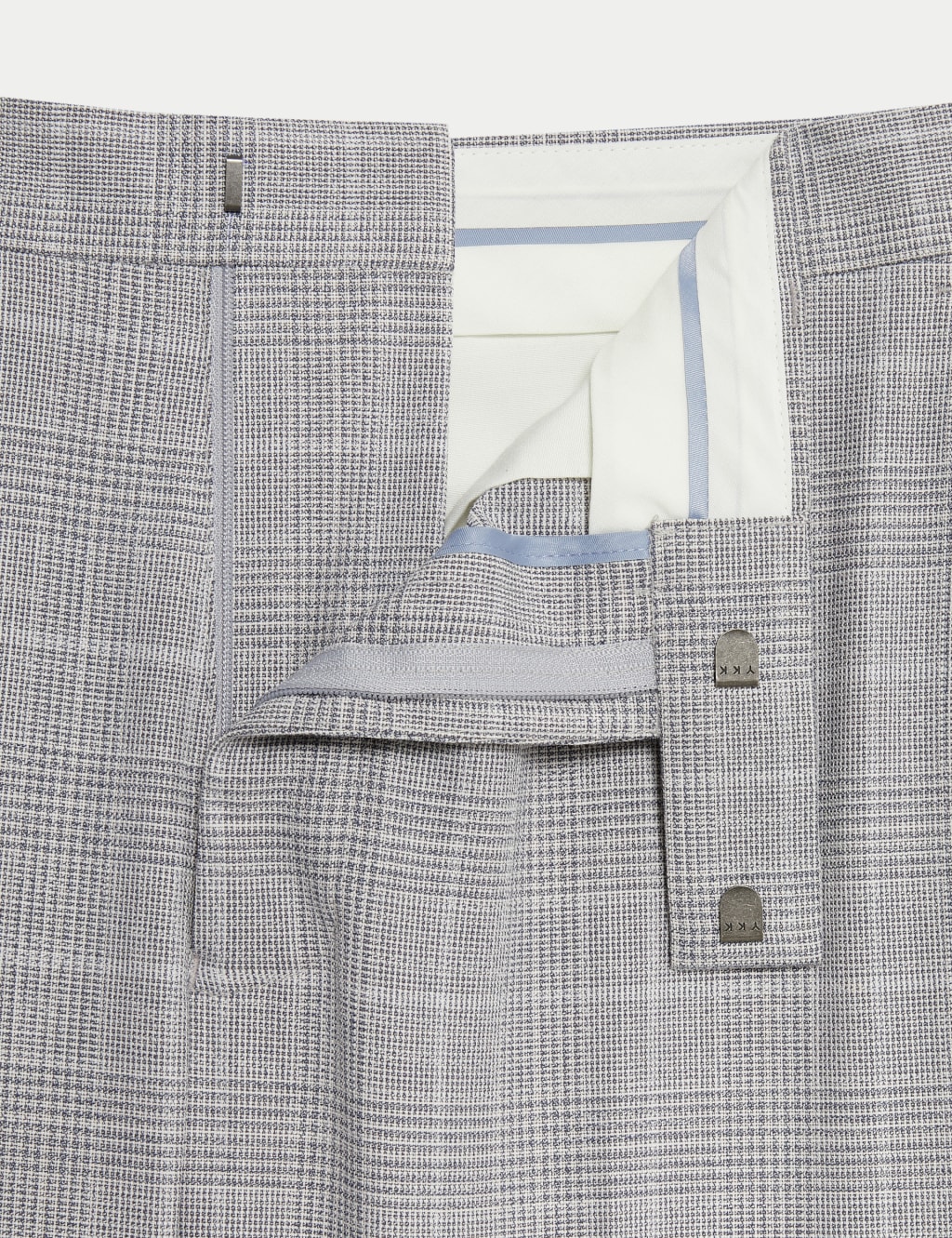 Slim Fit Prince of Wales Check Suit Trousers 3 of 6