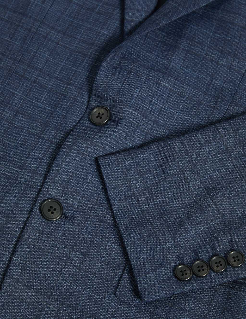 Slim Fit Check Suit Jacket 3 of 7