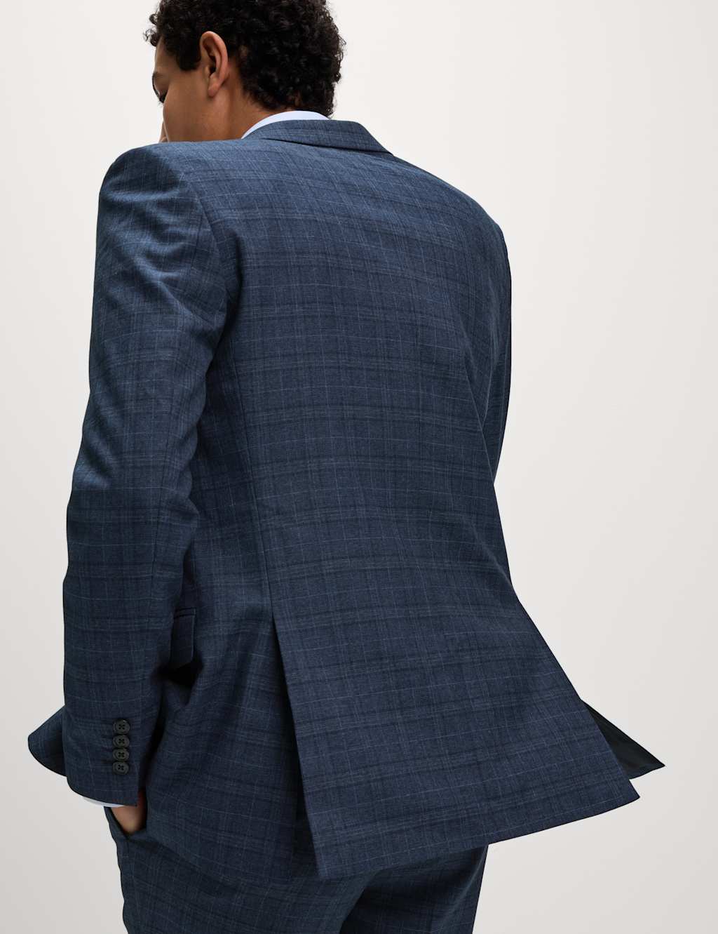 Slim Fit Check Suit Jacket 5 of 7