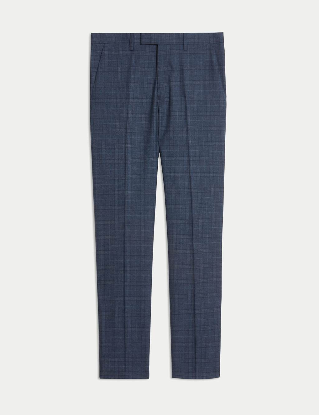 Slim Fit Check Suit Trousers 2 of 7