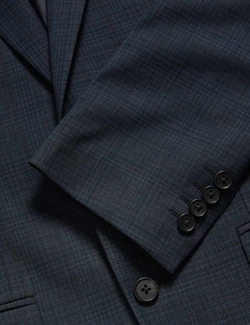 Slim Fit Shadow Check Suit Jacket 3 of 7