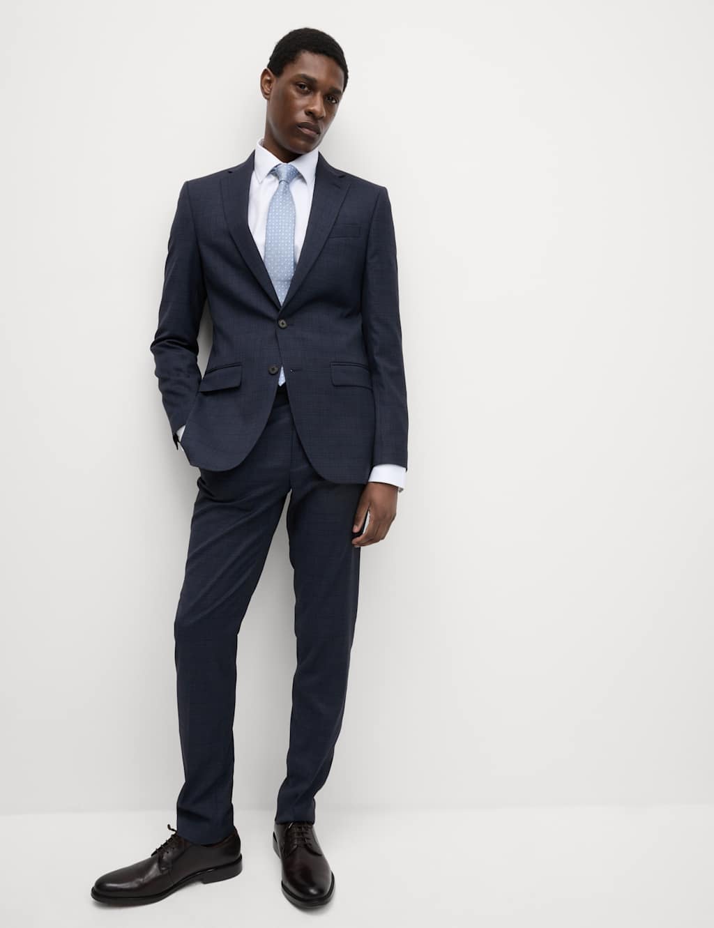 Slim Fit Shadow Check Suit Jacket 5 of 7