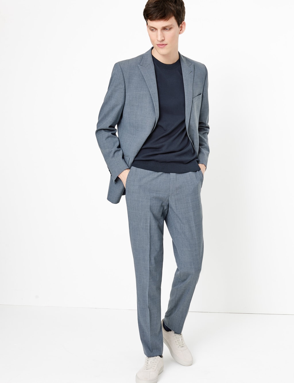 The Ultimate Blue Slim Fit Trousers 6 of 7