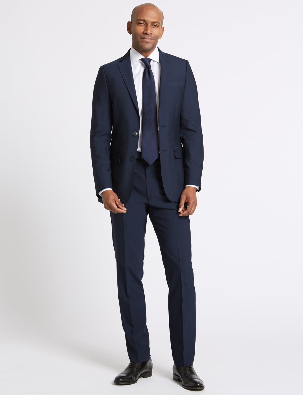 Indigo Tailored Fit Jacket 1 of 8