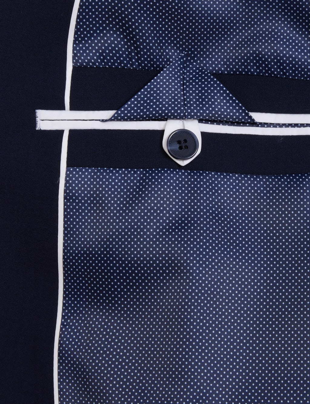 The Ultimate Navy Tailored Fit Suit Jacket 10 of 10
