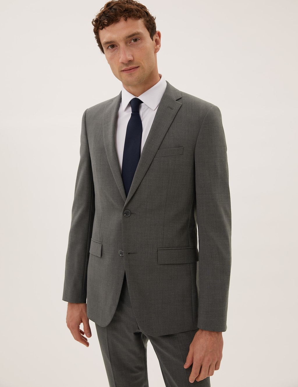 The Ultimate Charcoal Tailored Fit Suit Jacket 1 of 9