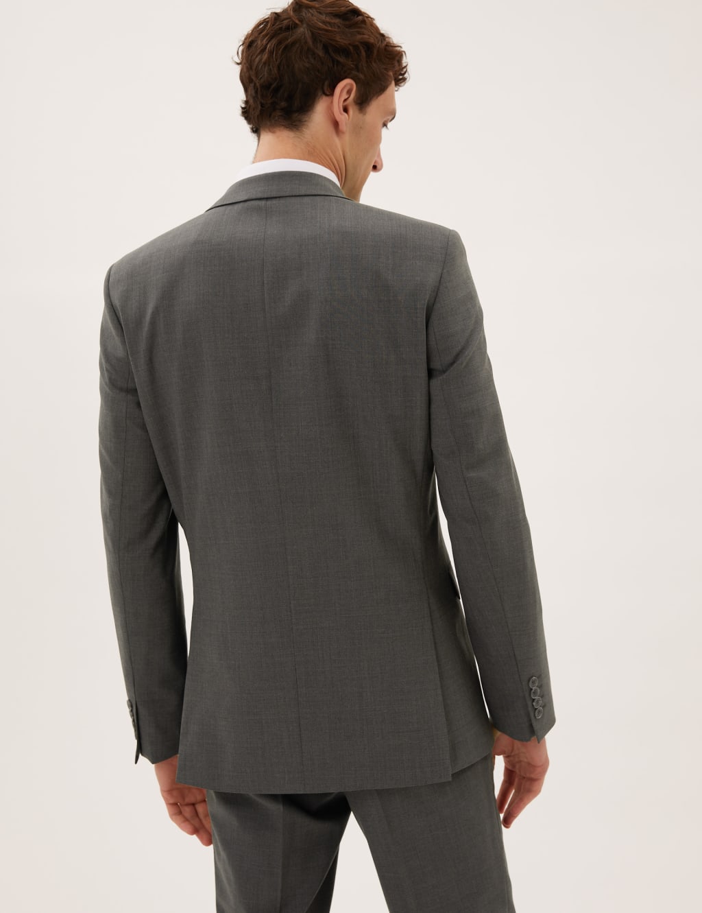 The Ultimate Charcoal Tailored Fit Suit Jacket 4 of 9