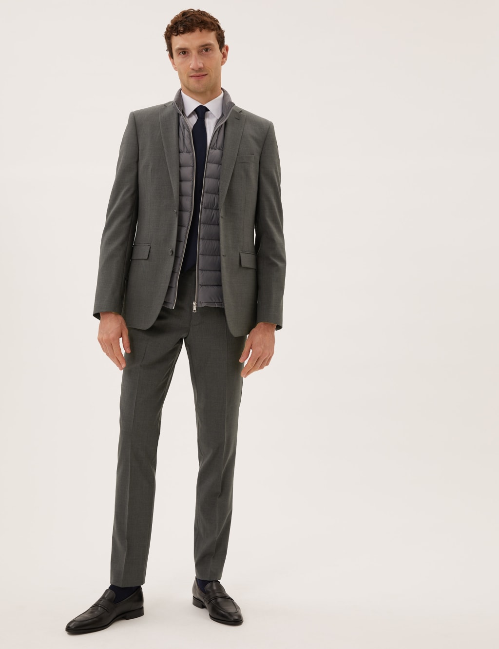 The Ultimate Charcoal Tailored Fit Suit Jacket 7 of 9