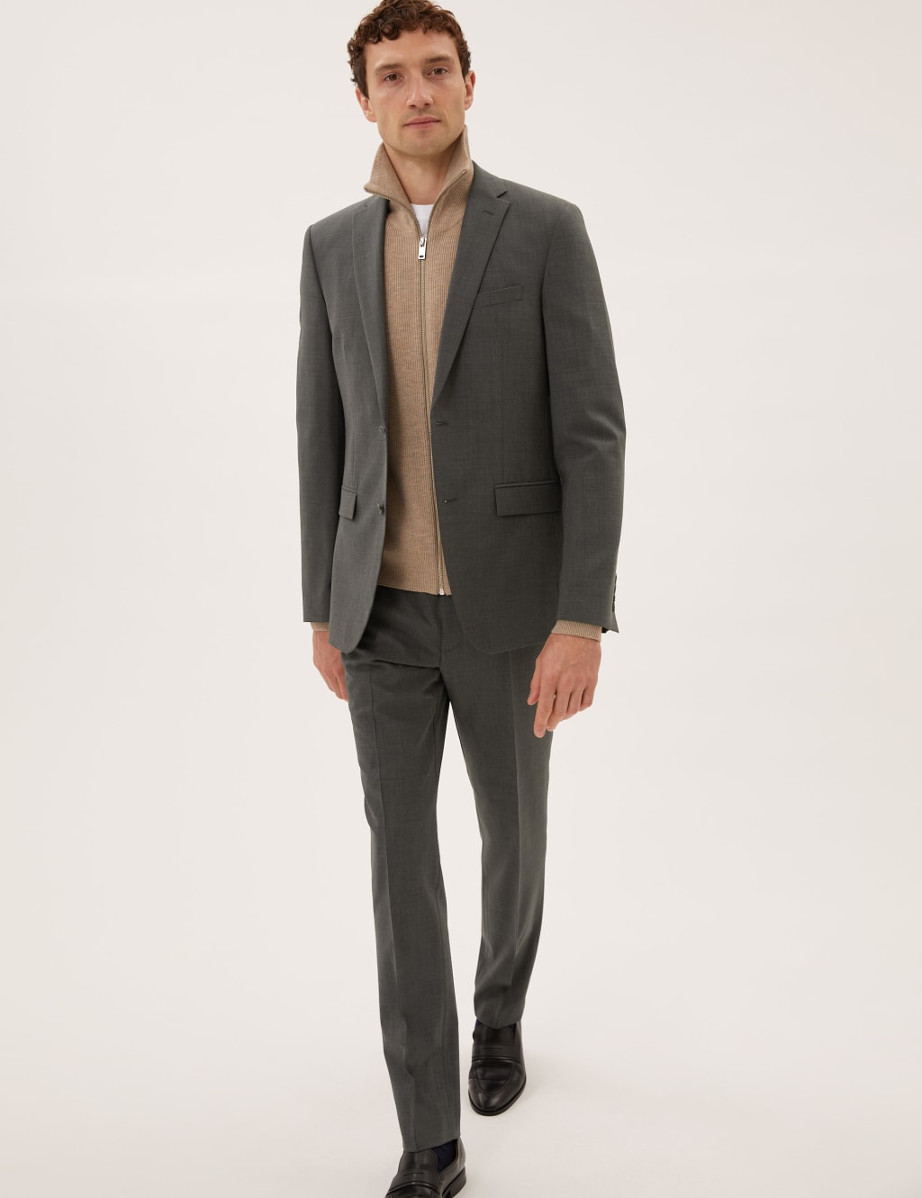The Ultimate Charcoal Tailored Fit Suit Jacket 8 of 9