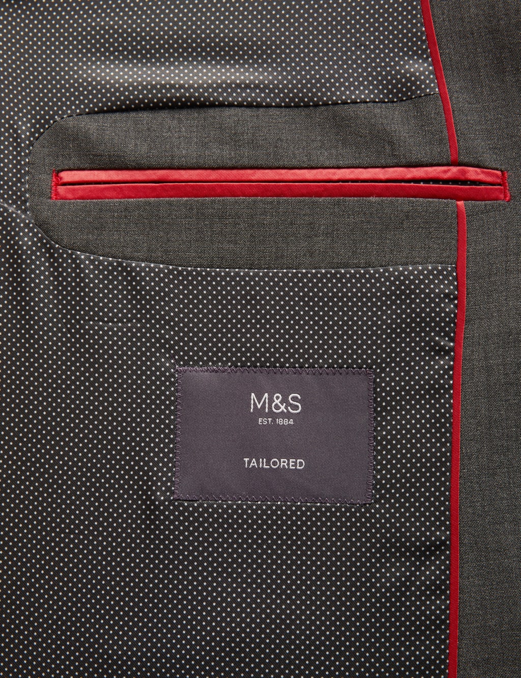 The Ultimate Charcoal Tailored Fit Suit Jacket 9 of 9