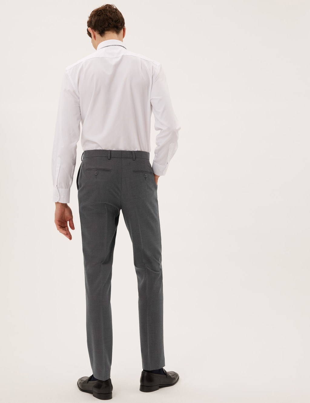 The Ultimate Charcoal Tailored Fit Suit Trousers 4 of 6
