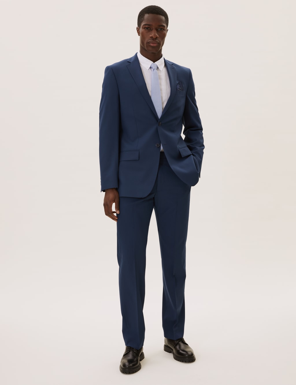 The Ultimate Blue Regular Fit Trousers 5 of 7