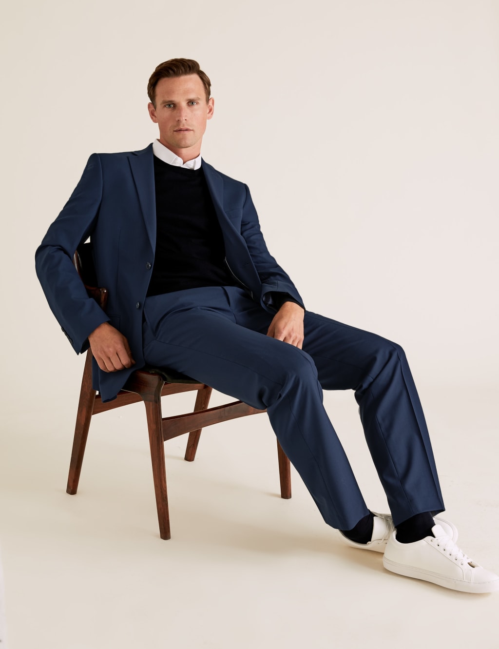 The Ultimate Blue Regular Fit Trousers 6 of 7