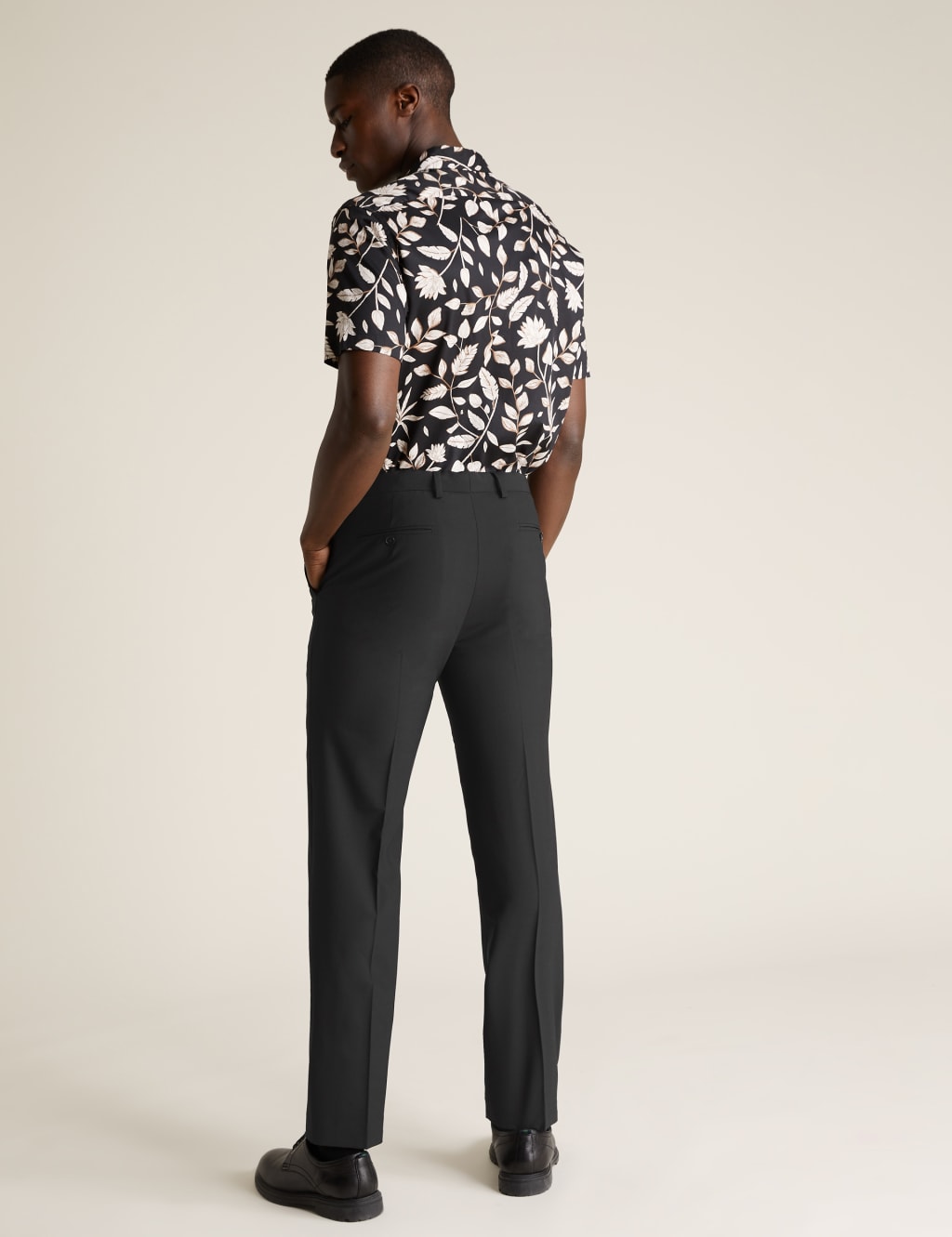 The Ultimate Black Regular Fit Trousers 3 of 7