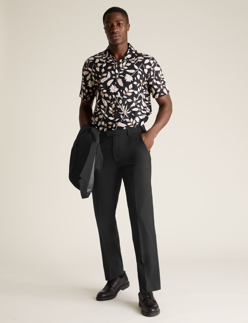 The Ultimate Black Regular Fit Trousers 5 of 7