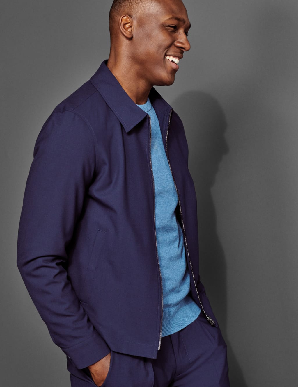 The Ultimate Navy Harrington Jacket