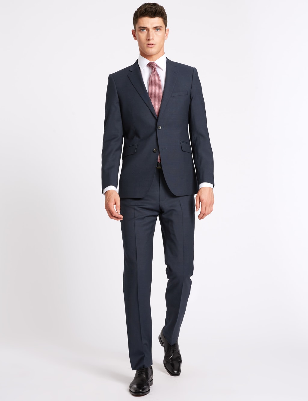 Indigo Tailored Fit Wool Jacket 1 of 8