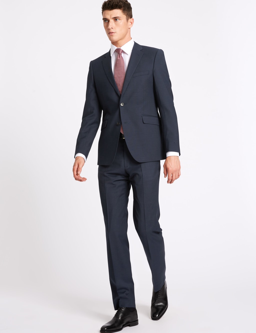 Indigo Tailored Fit Wool Jacket 3 of 8