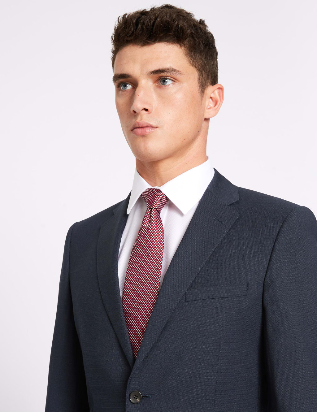 Indigo Tailored Fit Wool Jacket 6 of 8