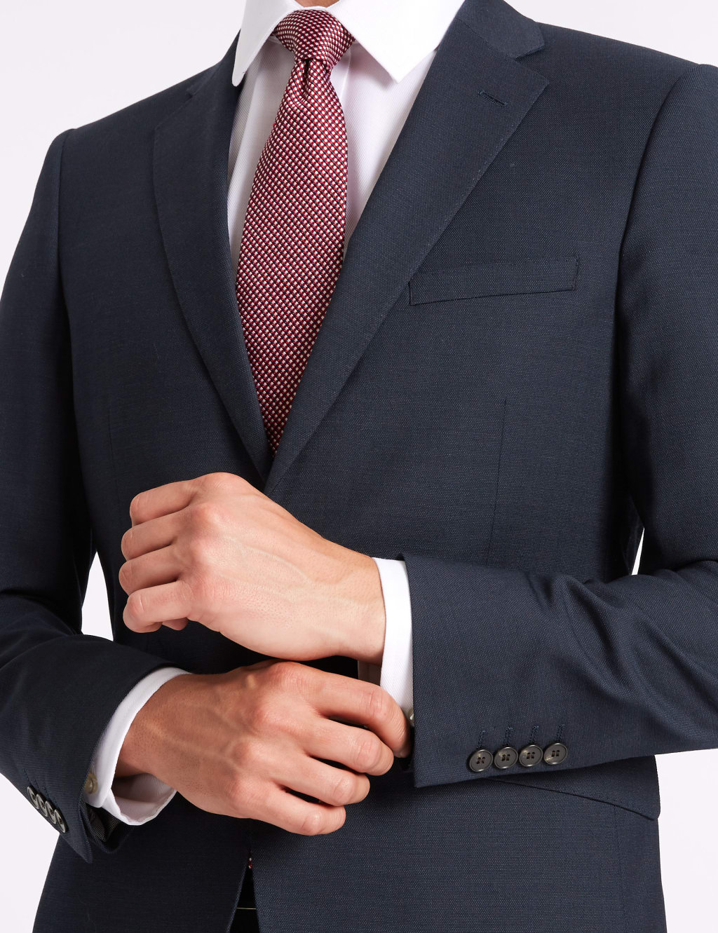 Indigo Tailored Fit Wool Jacket 7 of 8