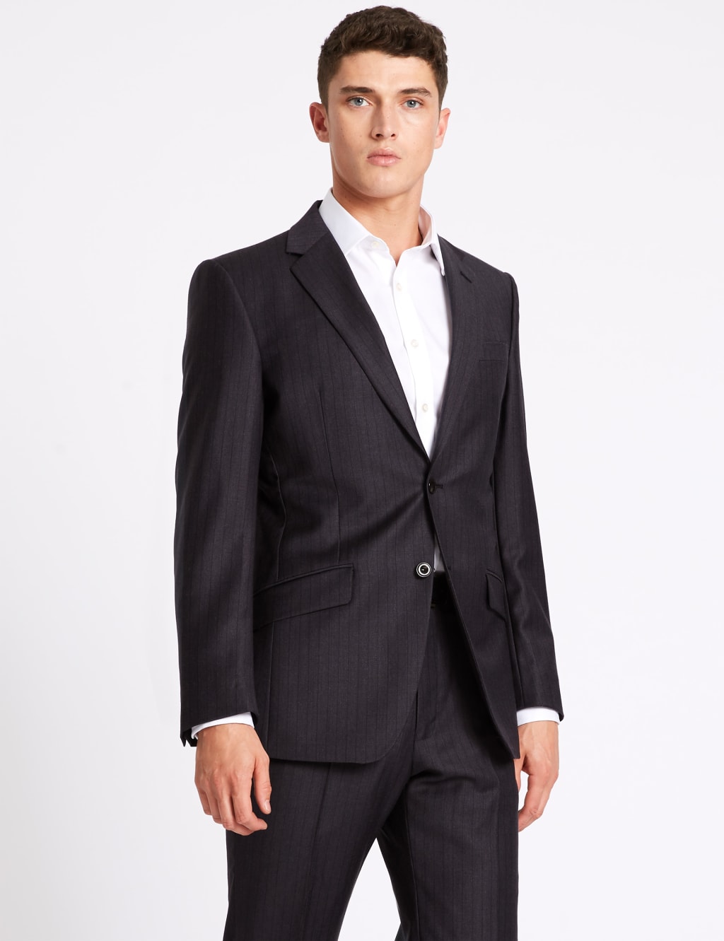 Striped Regular Fit Wool Jacket 4 of 9