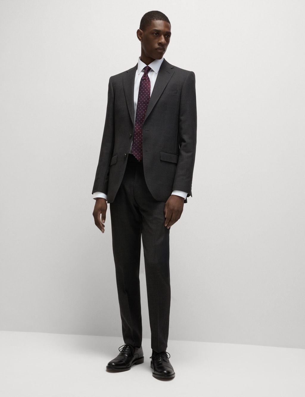 Slim Fit Pure Wool Textured Suit Jacket 6 of 7