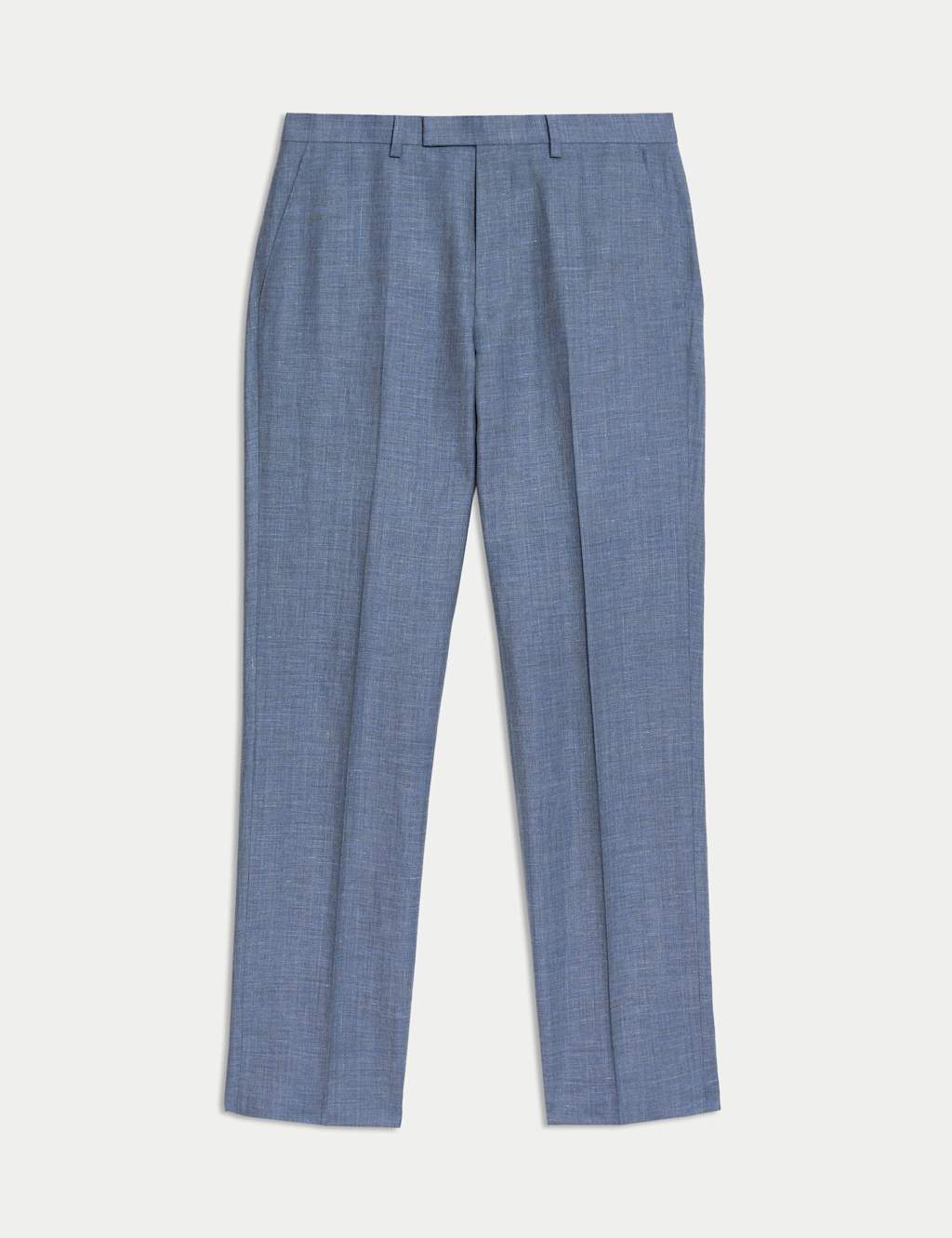 Regular Fit Wool Rich Linen Blend Suit Trouser 2 of 5