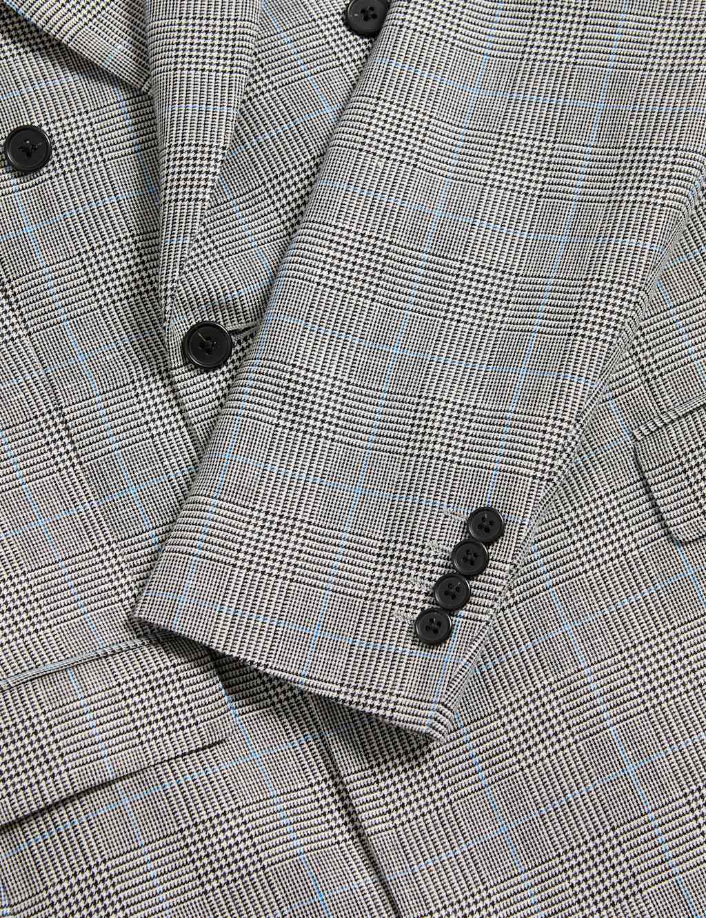 Slim Fit Wool Blend Check Suit Jacket 3 of 7