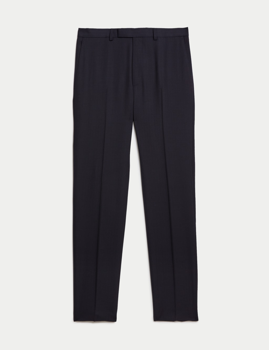 Slim Fit Pure Wool Herringbone Suit Trousers 2 of 5