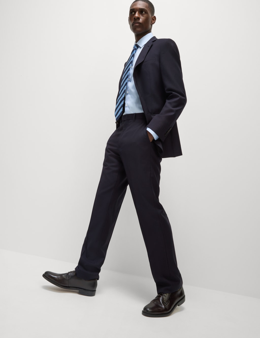 Regular Fit Pure Wool Suit Trousers 4 of 7