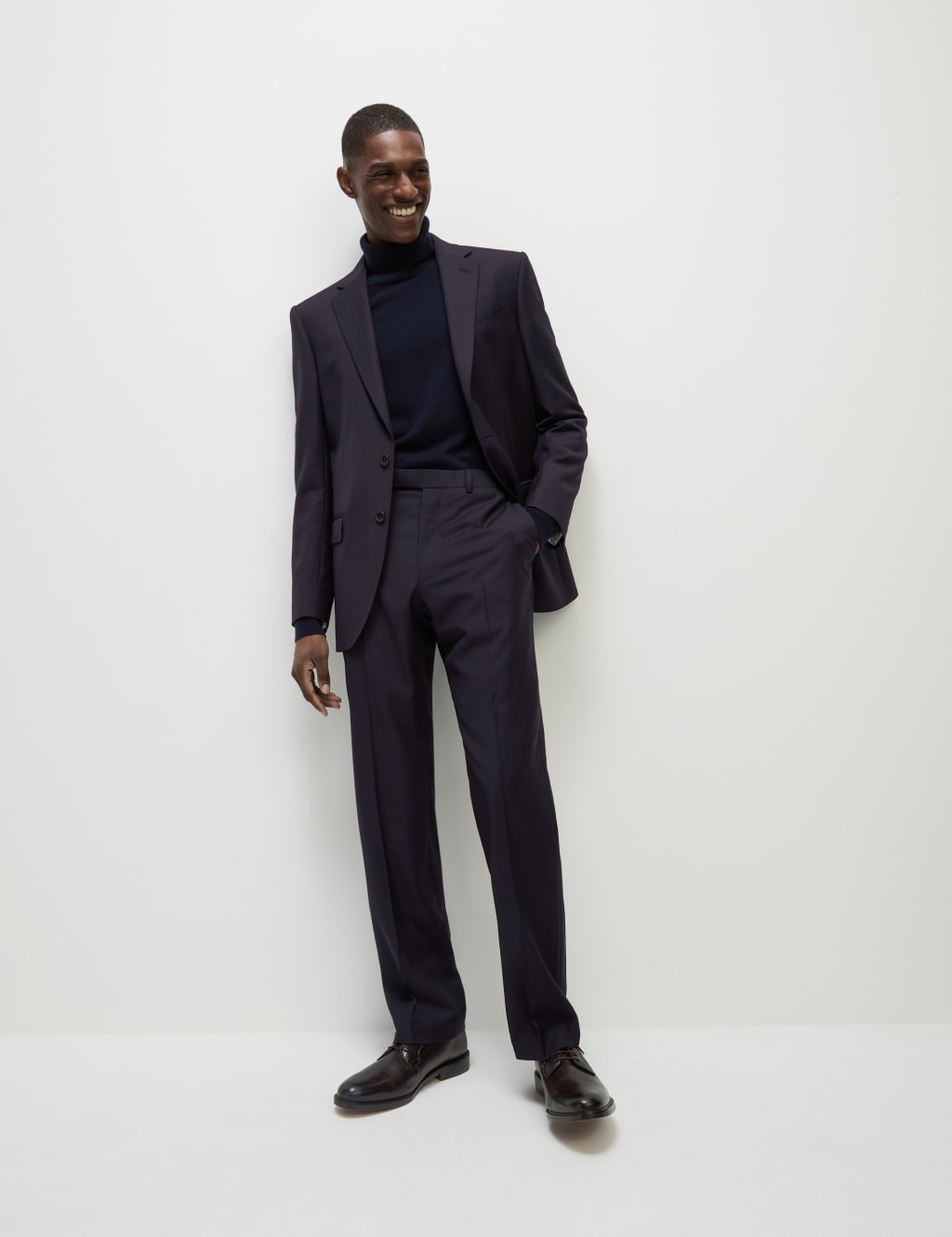 Regular Fit Pure Wool Suit Trousers 7 of 7