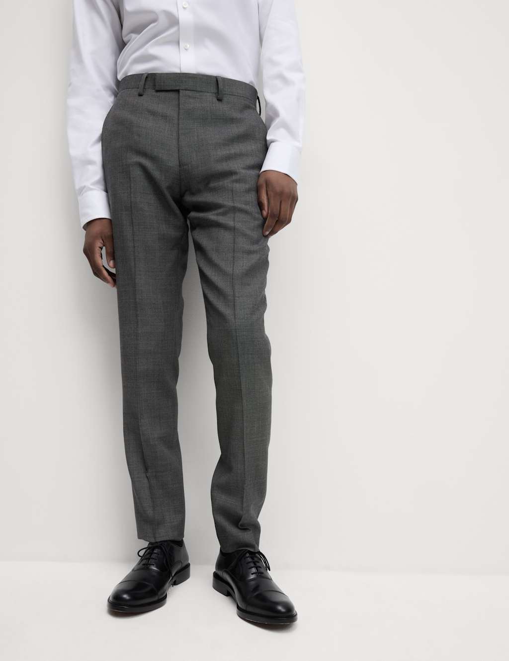Slim Fit Pure Wool Suit Trousers 6 of 6