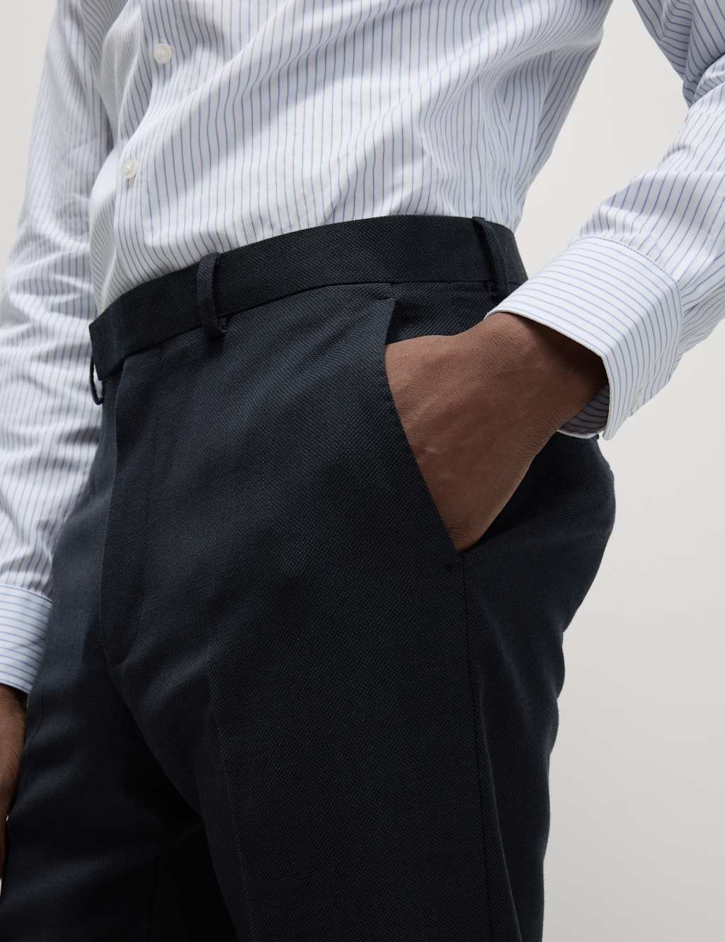 Regular Fit Pure Wool Suit Trousers 7 of 7