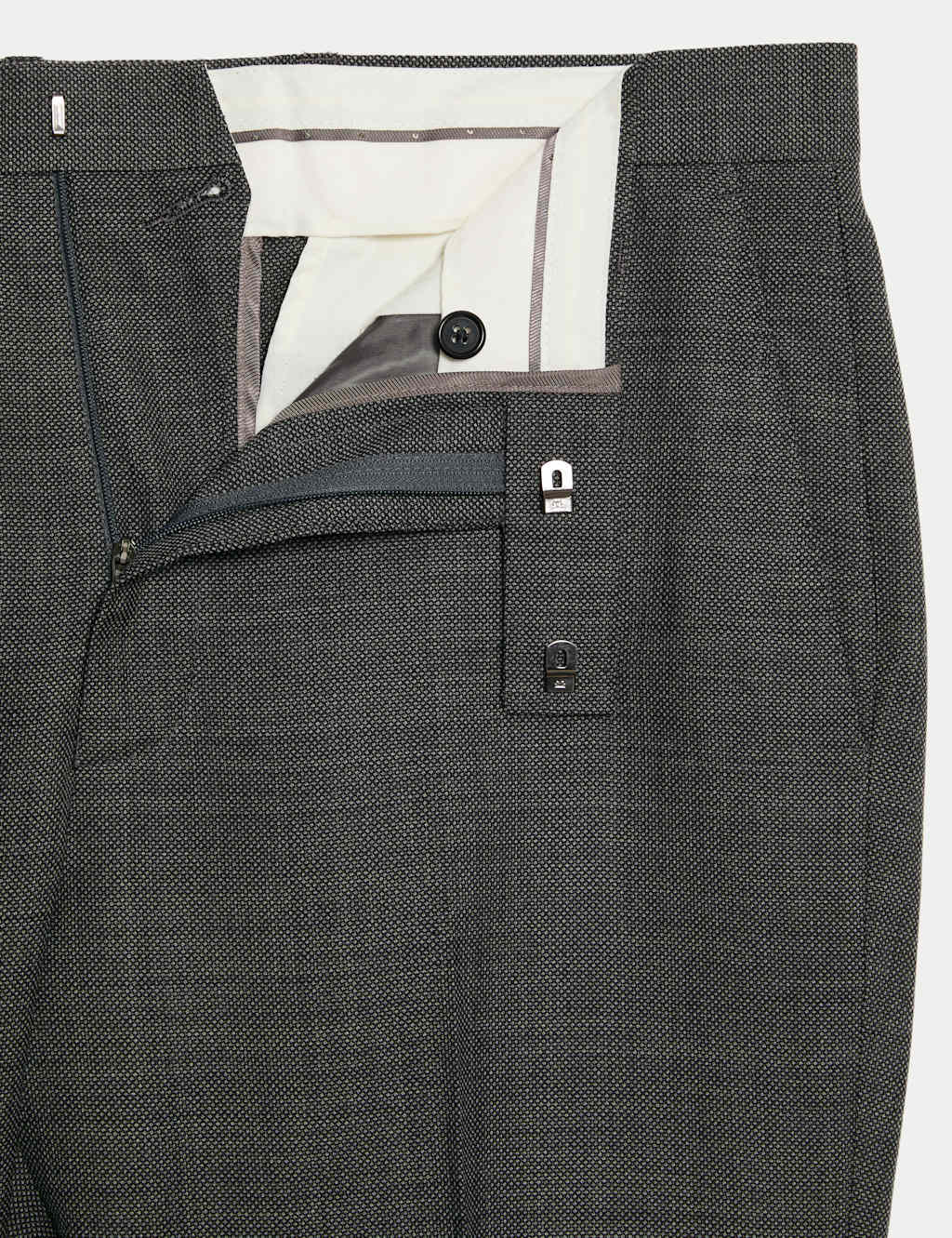 Regular Fit Pure Wool Suit Trousers 3 of 7