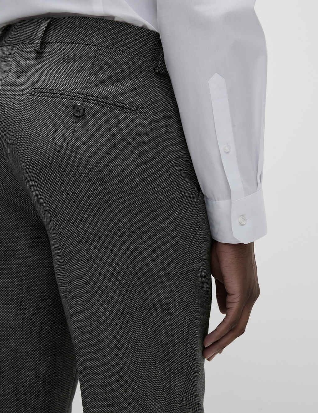 Regular Fit Pure Wool Suit Trousers 5 of 7