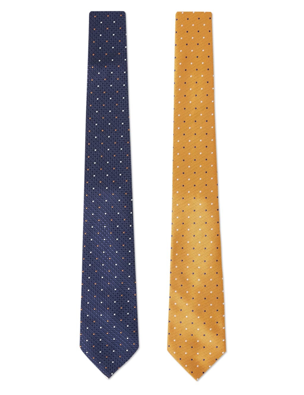 2 Pack Slim Polka Dot Ties 1 of 5