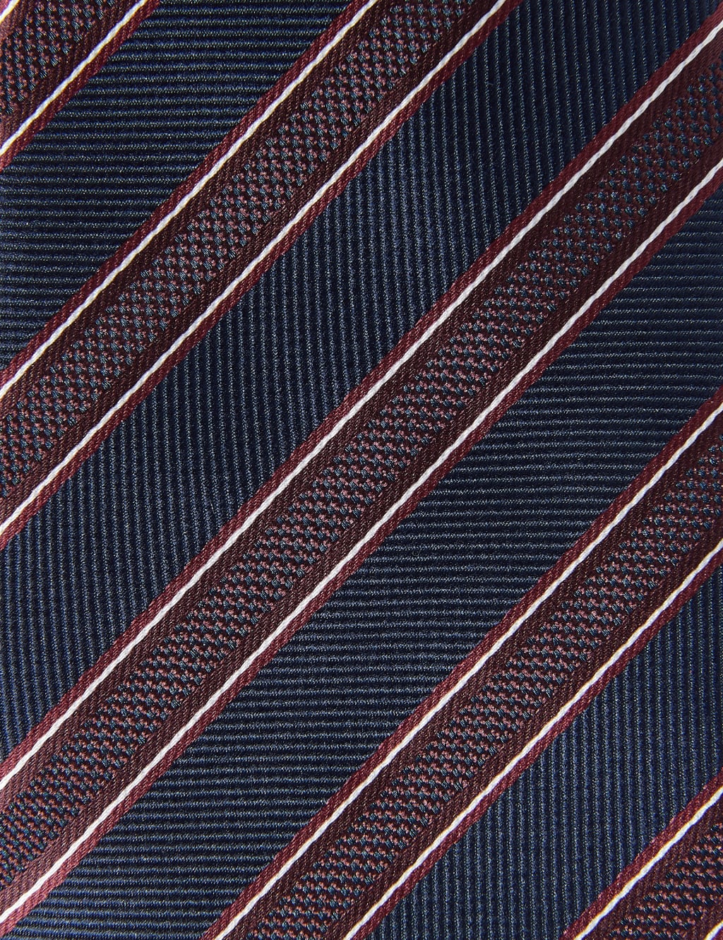 2 Pack Slim Geometric Striped Ties 4 of 5