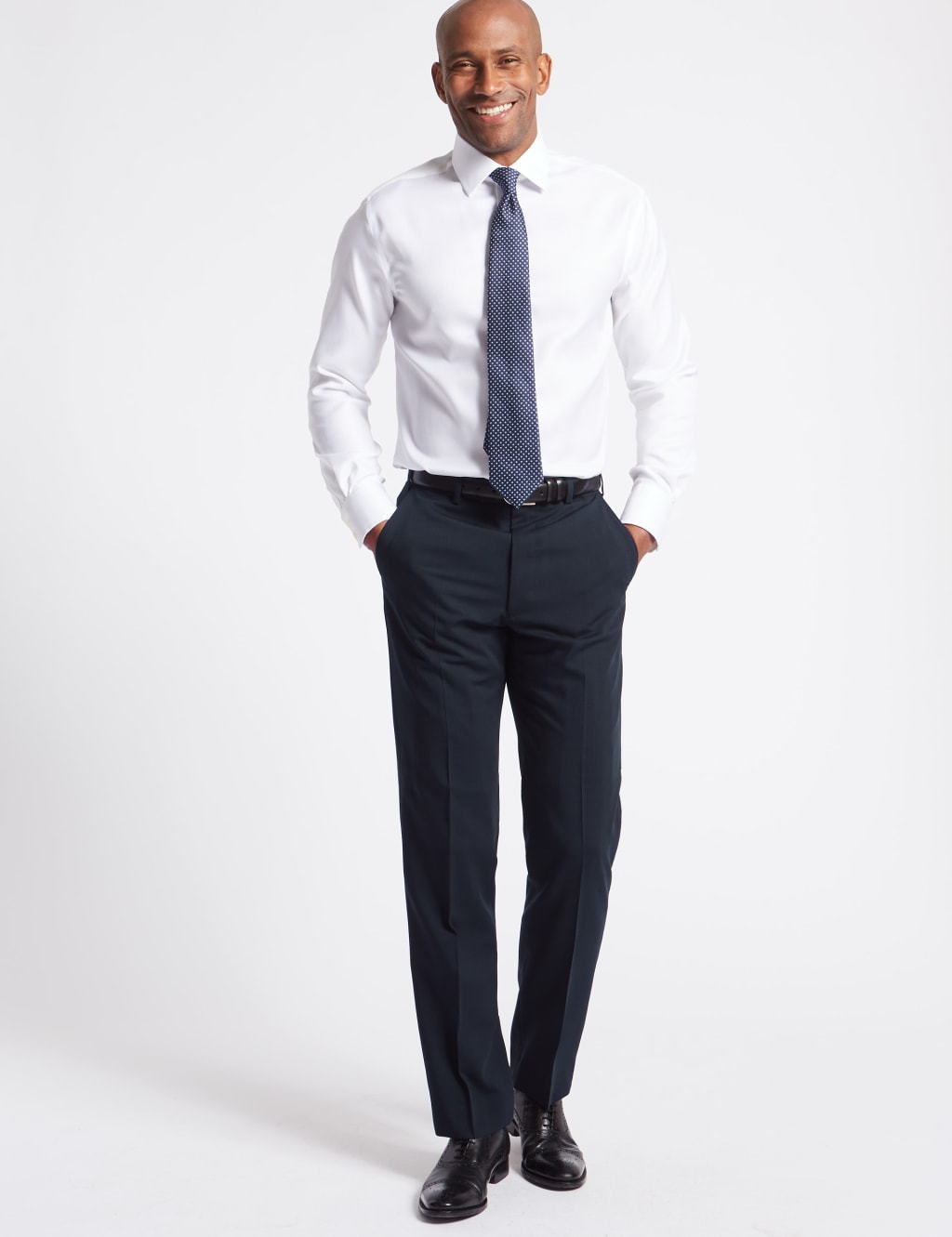 Big & Tall Navy Regular Fit Trousers 3 of 6