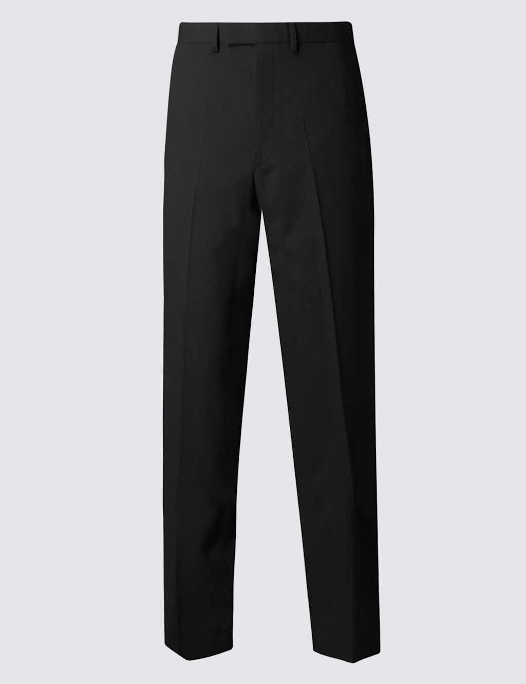 Black Regular Fit Trousers 2 of 5