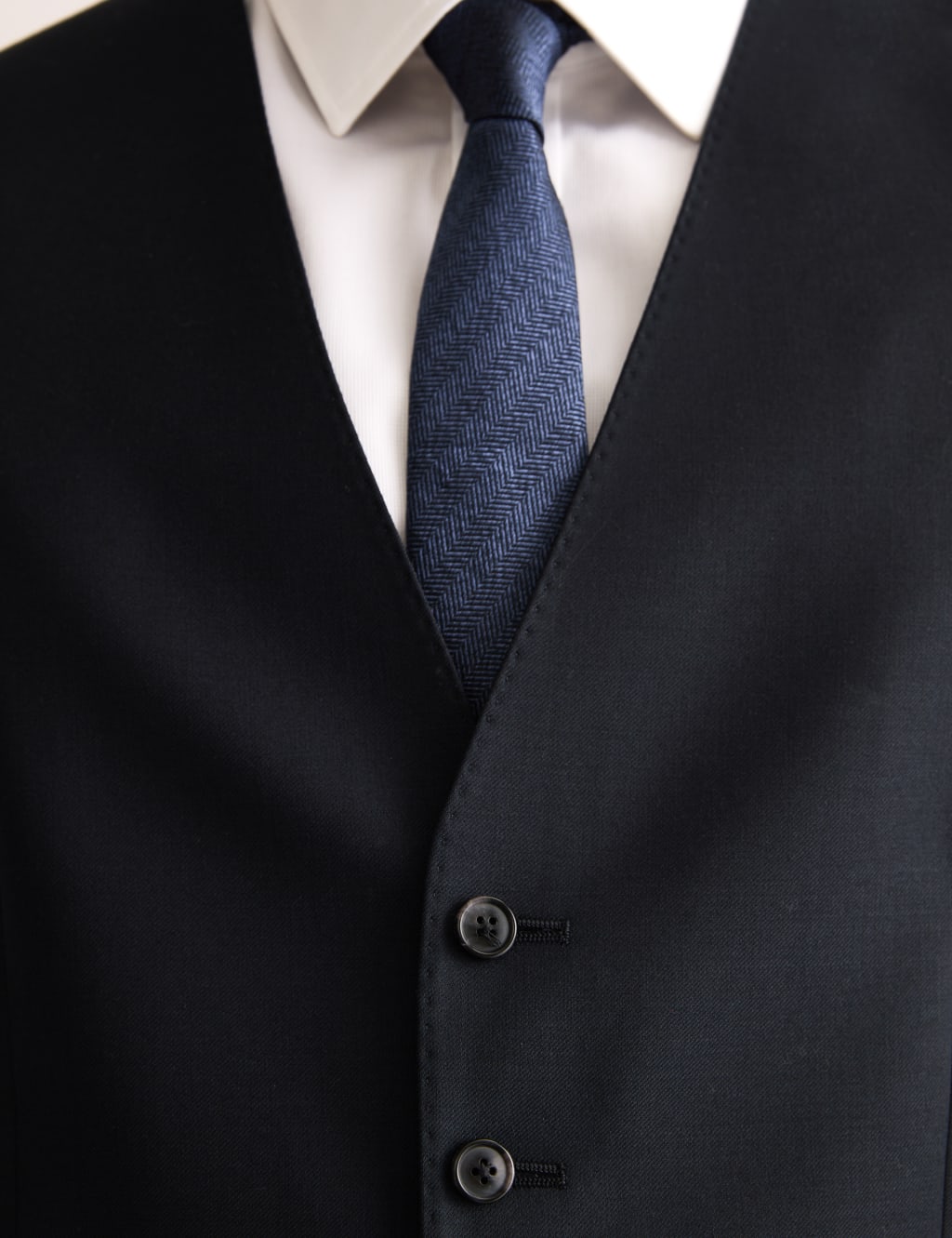 Tailored Fit Pure Wool Twill Waistcoat 4 of 6