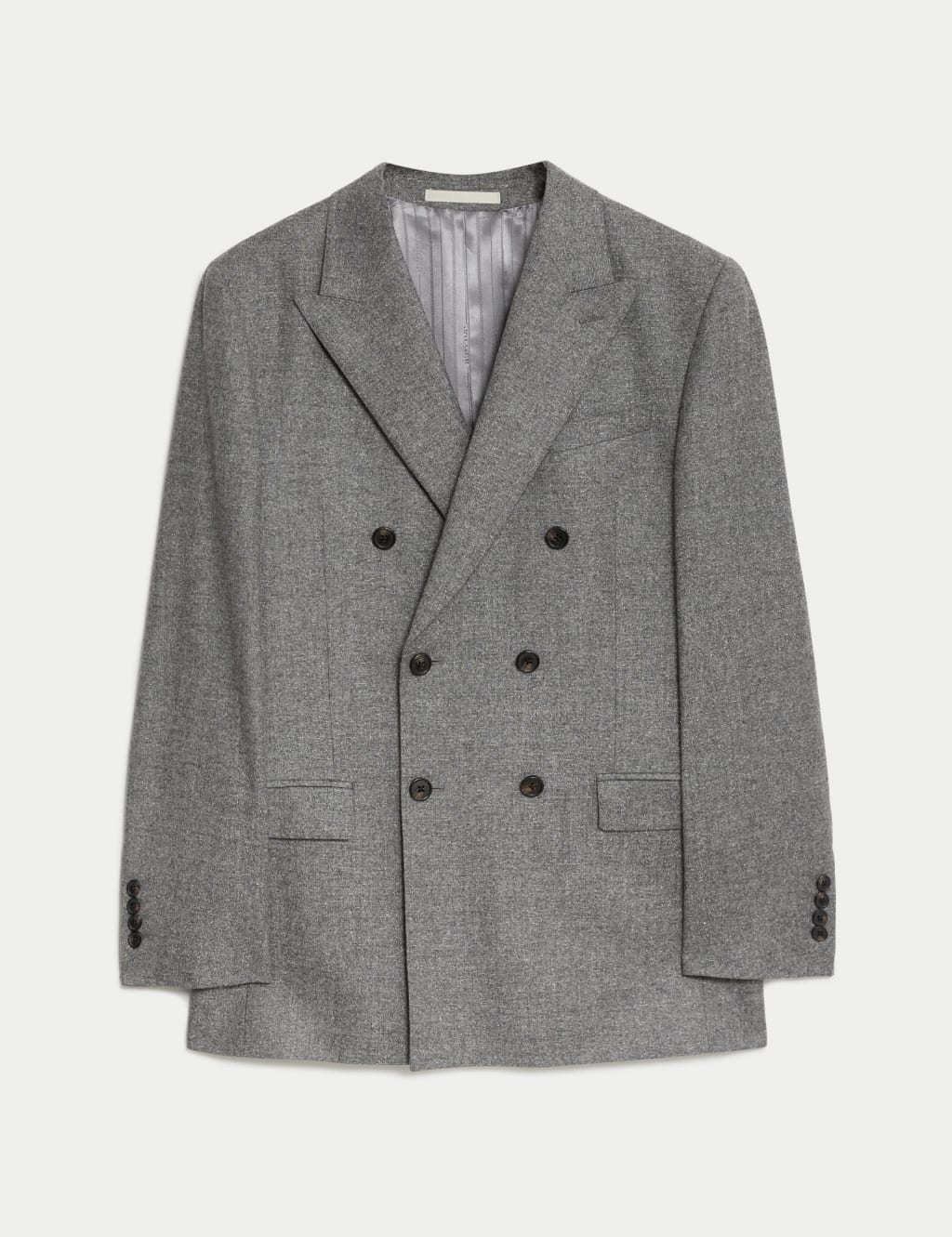 Tailored Fit Italian Wool Rich Jacket with Silk 2 of 8