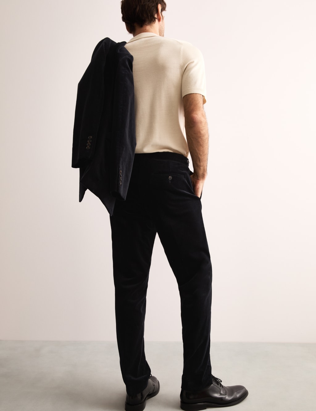 Tailored Fit Cotton Rich Corduroy Trousers 5 of 6