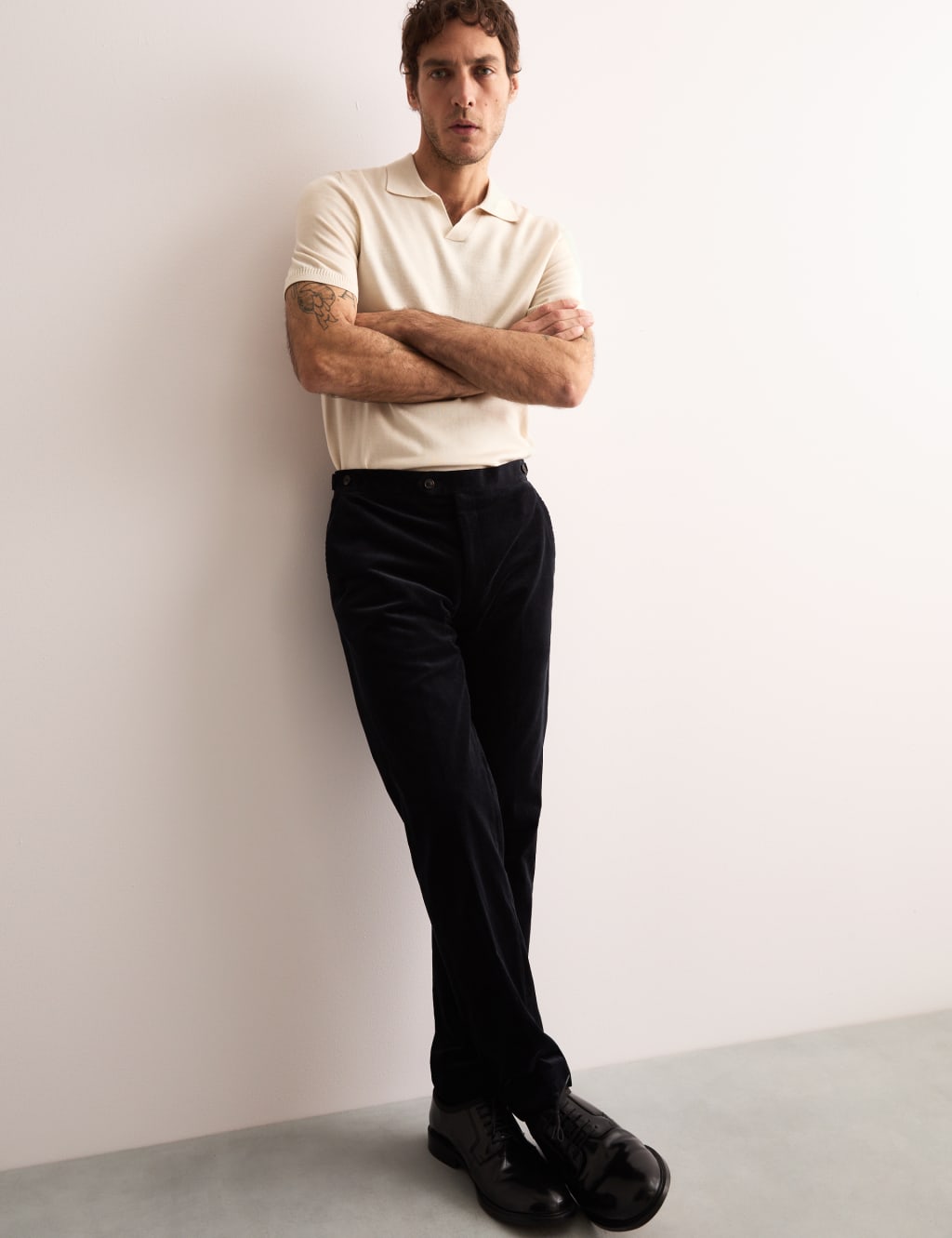 Tailored Fit Cotton Rich Corduroy Trousers 6 of 6