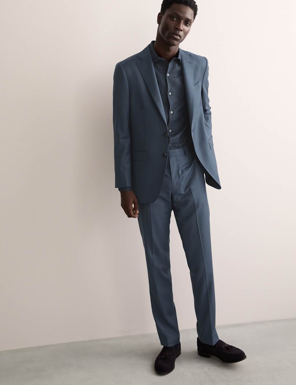 Tailored Fit Italian Wool Sharkskin Jacket 7 of 9